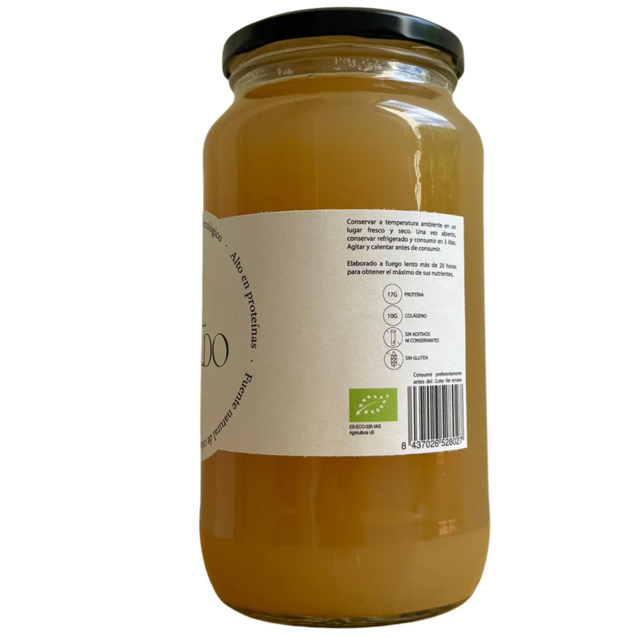 Caldo de huesos ecológico con cúrcuma y jengibre 870ml Cooldo - Imagen 2