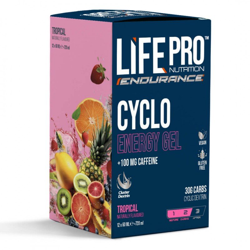 Gel Caffeine Endurance Cyclo Energy 12X60Ml de LifePro