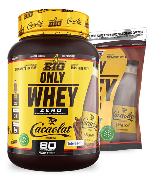 Proteina ONLY WHEY ZERO sabor CACAOLAT de BIG SUPPS - Imagen 2