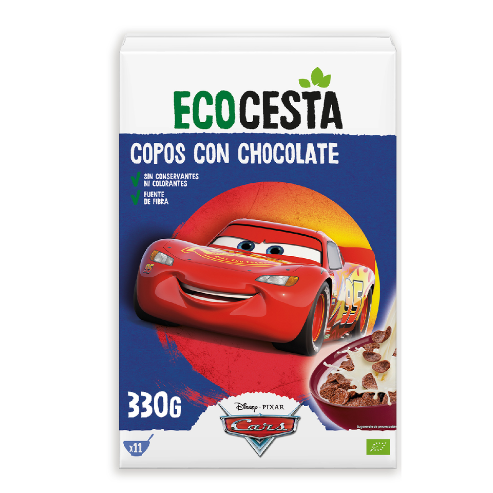 Copos de Cereales con Chocolate Maíz Bio edición Disney 330gr Ecocesta - Imagen 2