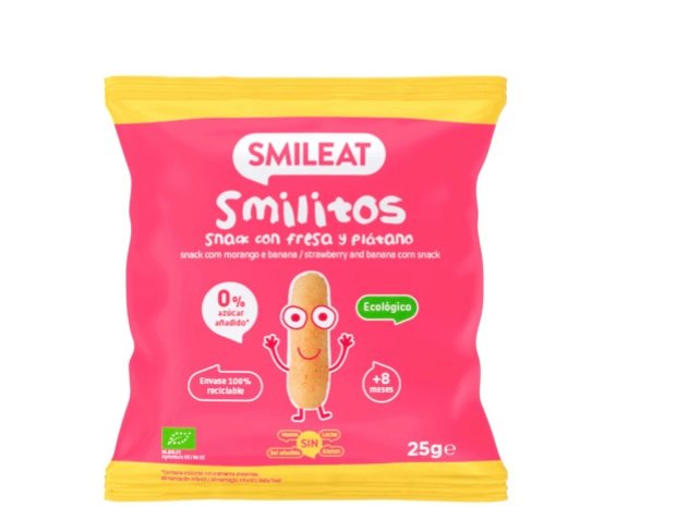 Smilitos de fresa y plátano de Smileat