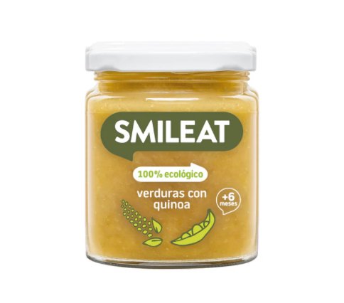 Tarrito de verduras con quinoa de Smileat