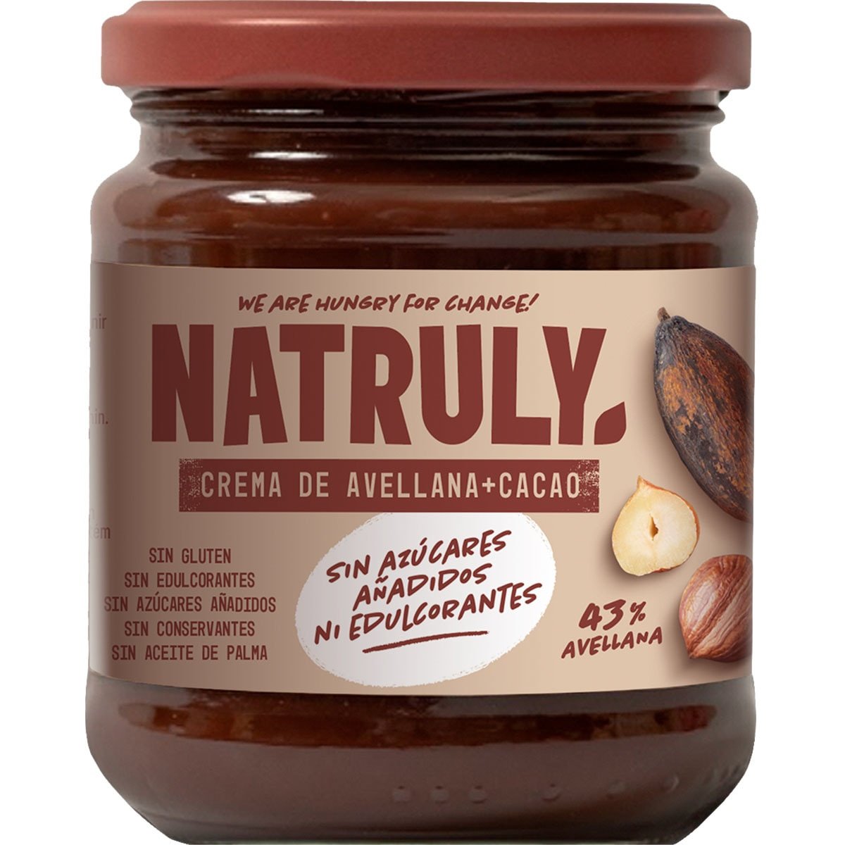 Crema de avellana y cacao de Natruly