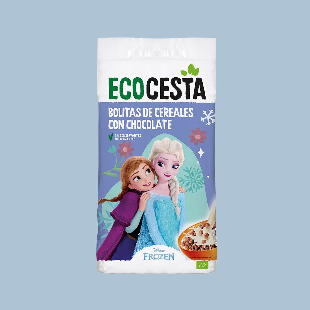 Bolitas de Cereales con Chocolate Bio 400g (Disney) Ecocesta