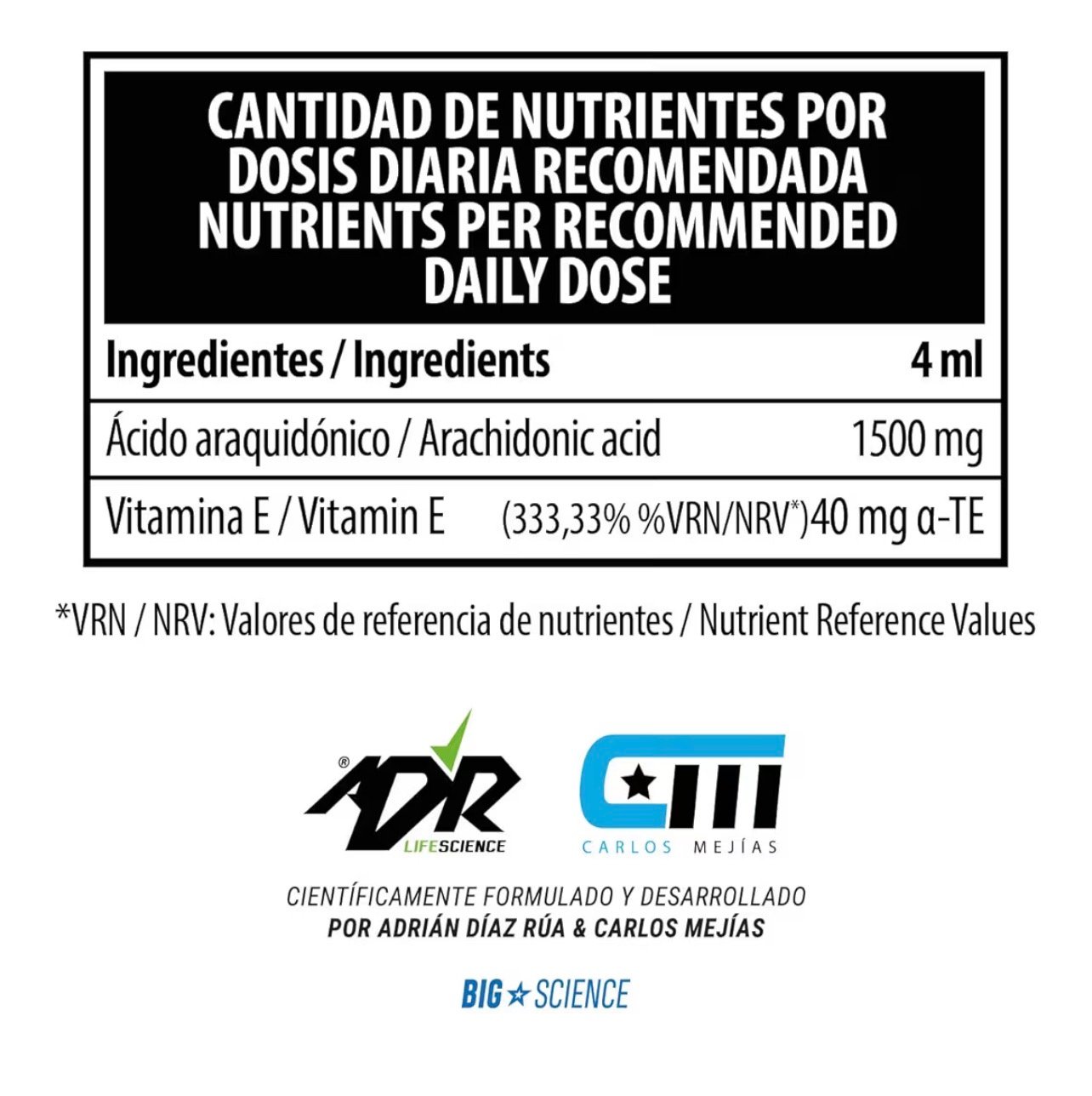 Real Arachidonic Acid de BIG SUPPS - Imagen 3