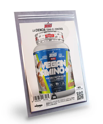Vegan Amino Plus- Banana & Caramel Bits 30g de BIG SUPPS