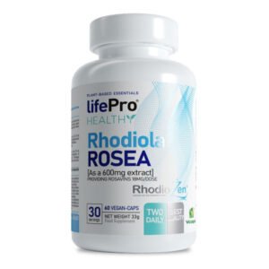 Life Pro Rhodiola Rosea 600mg 60 Vegancaps de LifePro