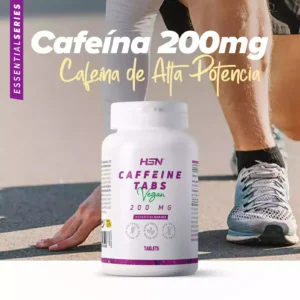 Cafeína 200mg de HSN -120 tabletas de HSN