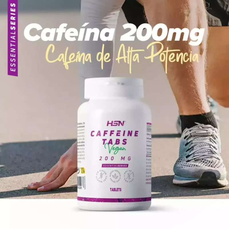 Cafeína 200mg de HSN -120 tabletas de HSN