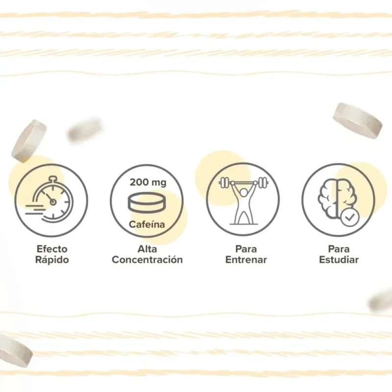 Cafeína 200mg de HSN -120 tabletas de HSN - Imagen 5