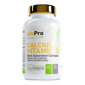 Healthy Calcium + Vitamin D 120 Vegancaps de LifePro