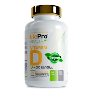 Vegan Vitamin D 4000ui 90 Vegancaps de LifePro