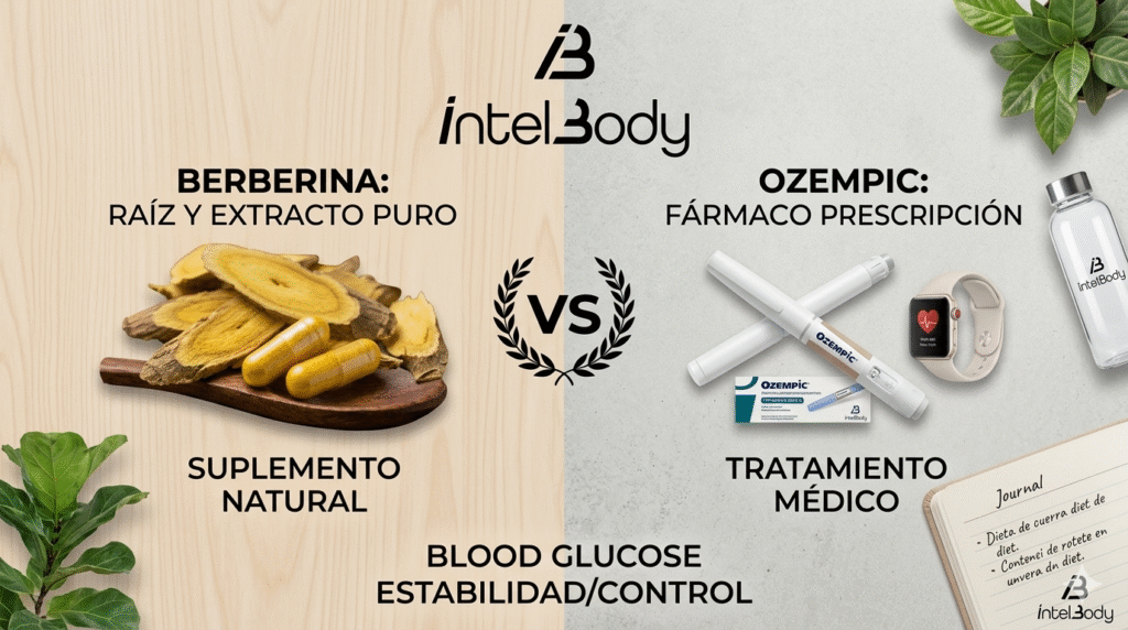 Berberina vs. Ozempic.  ¿Es realmente el «Ozempic Natural» o puro marketing?